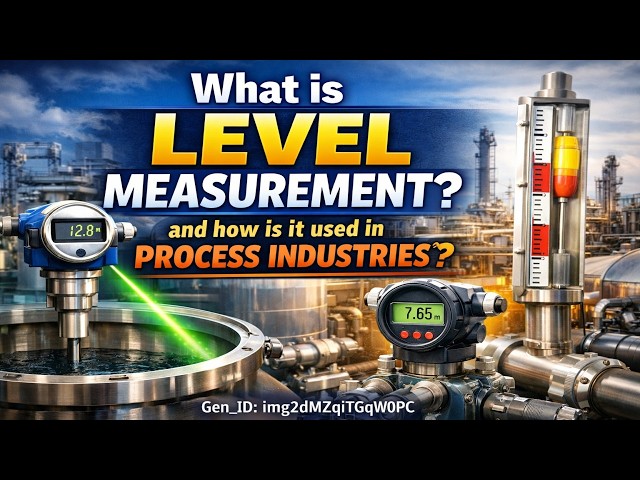 What is level measurement, and how is it used in process industries?