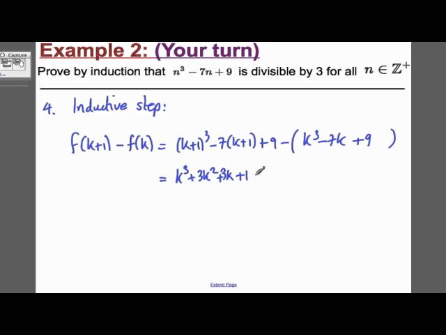 A-Level Maths Edexcel Proof by Induction - Divisbility FP1 (2) Edexcel Maths A-Level