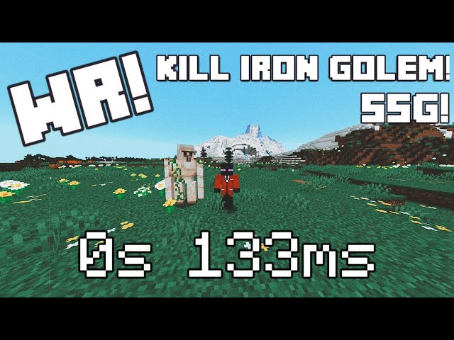 [WR] KILL IRON GOLEM! | V26 SSG Minecraft Bedrock Edition Speedrun