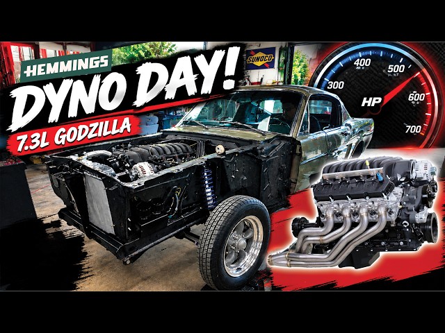 How Much Power Does Our 7.3L Godzilla Mustang Make?!