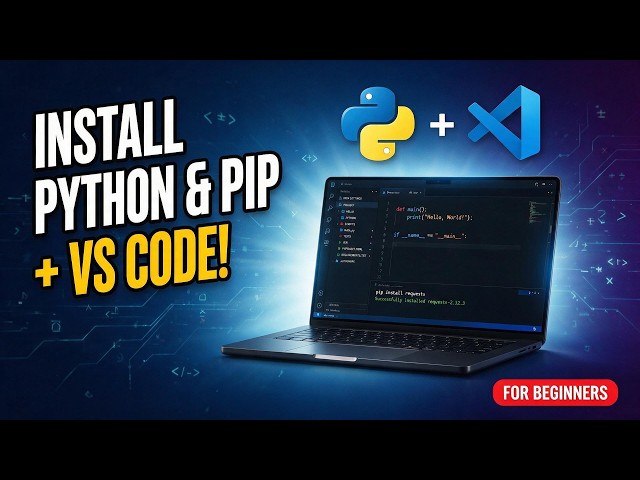 Python + VS Code Setup for Absolute Beginners (Step-by-Step)