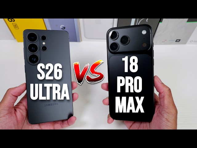 iPhone 18 Pro Max VS S26 Ultra In 2026 (Camera Test, PUBG & Display & Speed Test & Speakers)