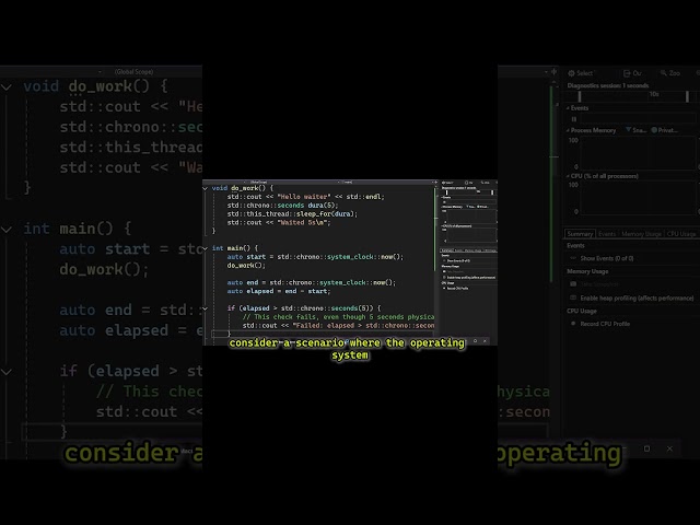Stop Using system clock for Benchmarks π