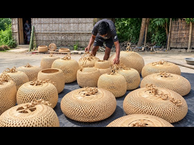 WOW Beautiful Bamboo Light Making Process | Traditional Handmade Craft