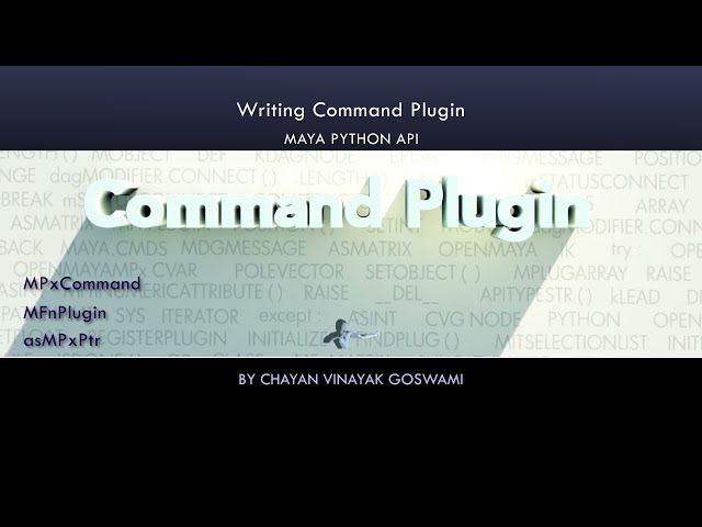 (Maya Python API)  06 - Writing Command Plugin - Part 2