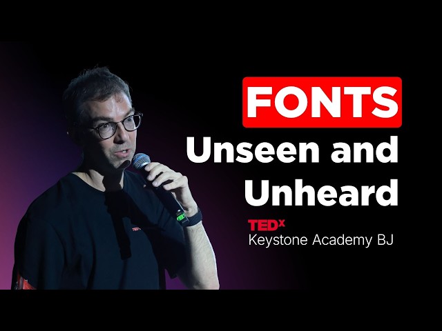Why fonts matter more than you think | Jason Roy | TEDxKeystone Academy BJ