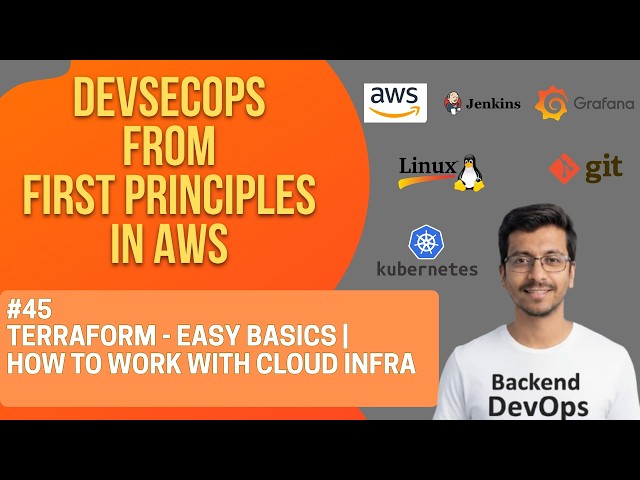DevSecOps From First Principles in AWS 45 | Terraform Basics | Provider | CLI | Working with AWS