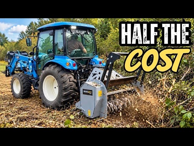 Forestry Mulching For Half The Cost and Half The Fuel 
