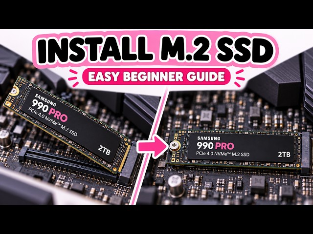 How to Install an M.2 NVMe SSD in a PC | Beginner Step-by-Step Guide