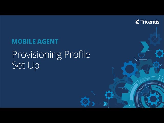 TMA: Provisioning Profile Set Up