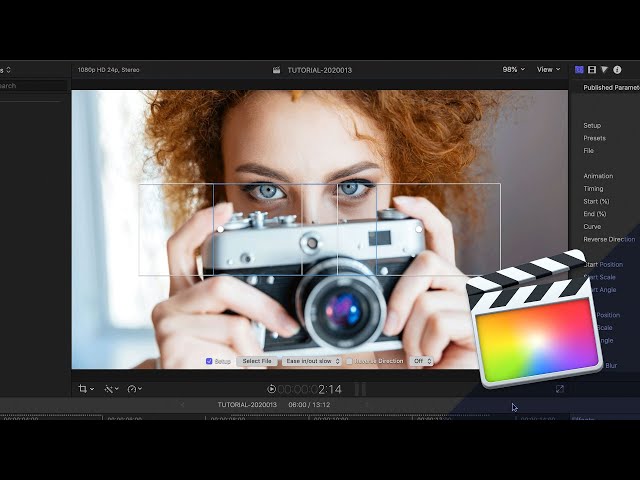 Free Pan and Zoom Effect for Final Cut Pro Tutorial
