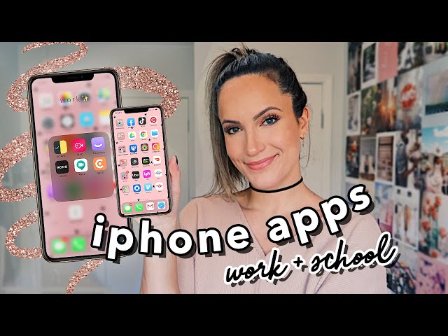 iPhone Apps You NEED for Working + School From Home! 📱✨