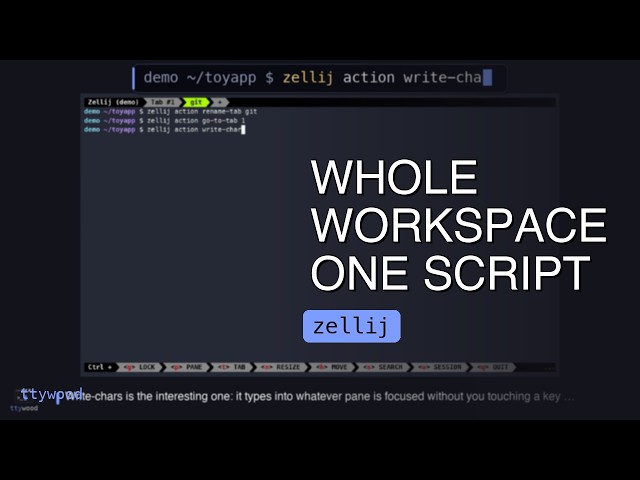 Zellij from scratch E03: Build a workspace from one shell script (zellij-org/zellij)