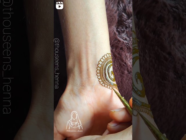 Beautiful Latest Henna Design #henna #thouseenshenna