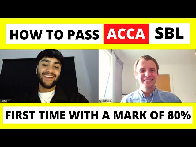 How to pass ACCA SBL with 80% first time! | ACCA Strategic Business Leader |