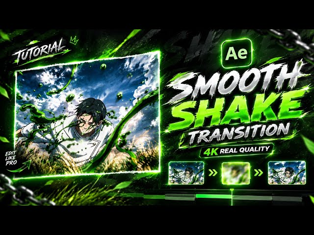 How to Make a Smooth Shake Transition | After Effects Tutorial