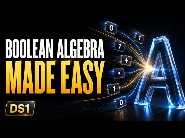 Boolean Algebra Made Easy | Simplify Logic Expressions Step by Step