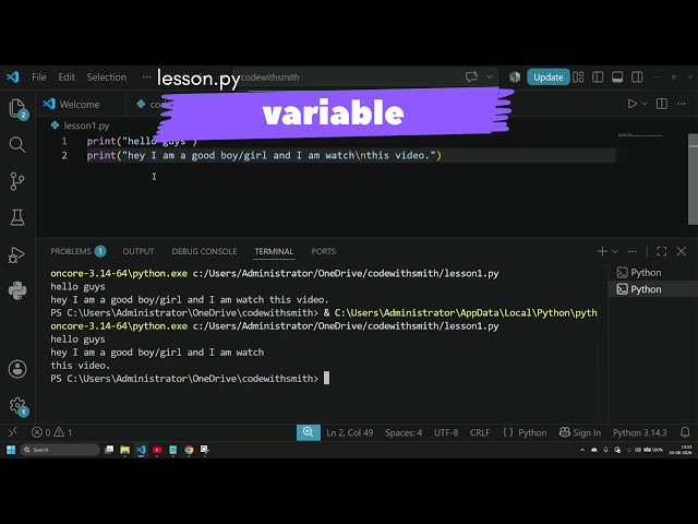 Python for Beginners in 2026: Complete Free Course (Step-by-Step)