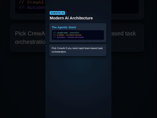 Stop Building AI Agents From Scratch! #Shorts