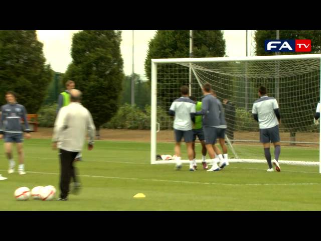 England training Tuesday footage | England v Switzerland Euro 2012 qualifier