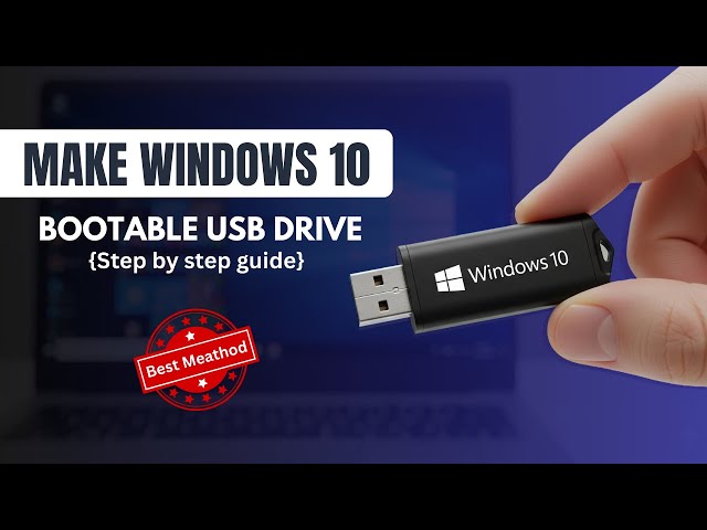 How to Create Official Windows 10 Bootable USB Flash Drive (Easy Method)