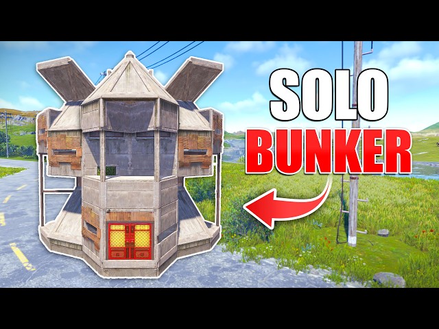 The CHEAPEST Bunker Base in Rust - Solo/Duo Base Design