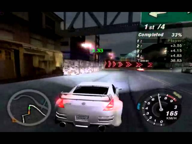 Nissan 350Z Sprint Race in NFS U2