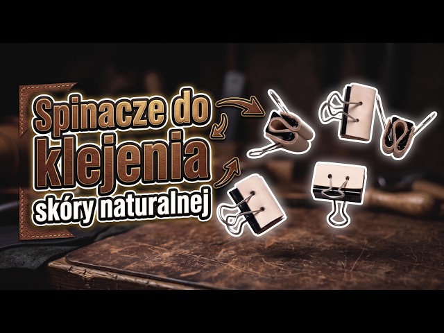 Spinacze do klejenia skóry naturalnej