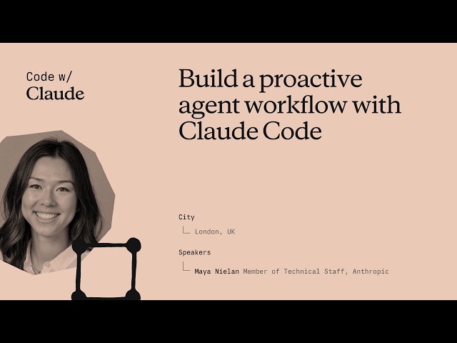Build a proactive agent workflow with Claude Code