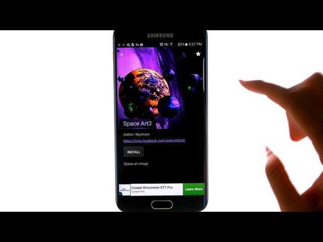 Asteroids 3D Live Wallpaper - App Review - Best Apps