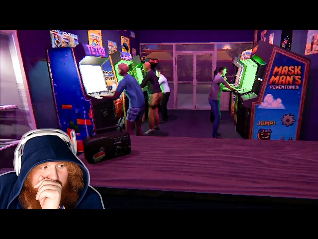 CaseOh works at an arcade..