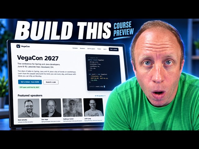 Spring Boot 4 Crash Course: VegaCon 2027