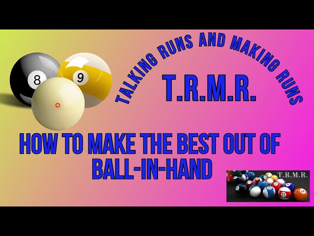 Super Pool Drill that will improve your Ball In Hand skills for pool