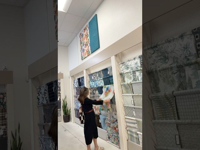 Come shop with me! #fabrics #furnitureshopping #interiordesigner