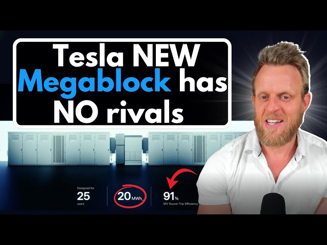 Tesla Unveils Megablock Energy System—Game-Changer for Utilities