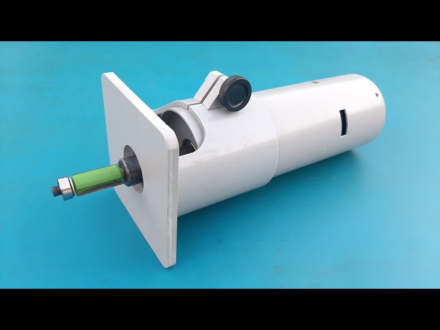 Homemade Trimmer Router from PVC | DIY Wood Router Machine