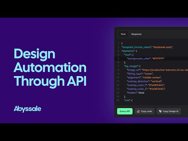 Abyssale Tutorial: Using API to Scale Your Design Production