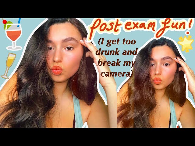 end of university exams (finally) so lets make cocktails 🍸  Loughborough University party vlog uk