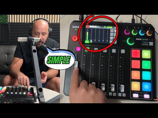 How to set up a Rodecaster Pro II for beginners