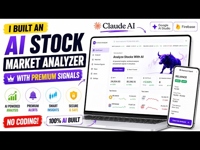 I Built an AI Stock Market Analyzer with Claude AI | Premium Signals