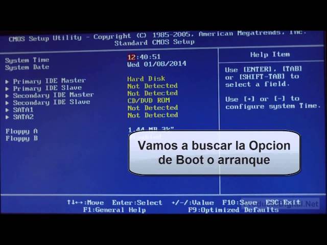 Configuring the BIOS Boot Order for Windows Installation