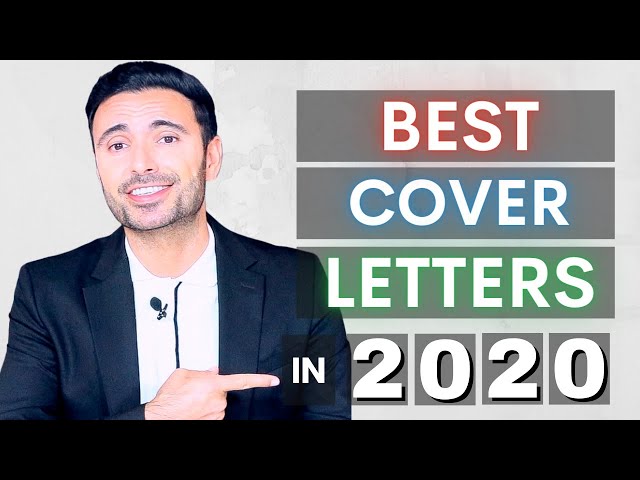 How To Write A Good Cover Letter - Cover Letter Examples