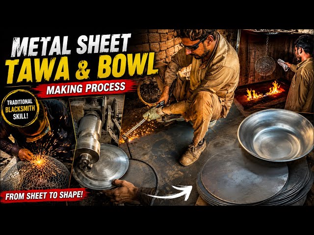 Traditional Metal Sheet Cutting by Hand | Old-School Master Skill 🔥