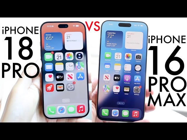 iPhone 18 Pro Vs iPhone 16 Pro Max! (Comparison) (Review)