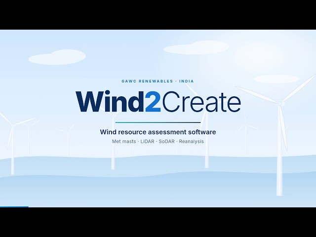 Wind2Create | Wind Data Analysis tool | RAW wind data to Bankability Insights