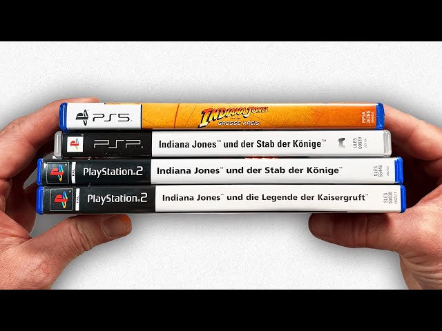 Unboxing every Indiana Jones for PlayStation + Gameplay | The Great Circle | (PS2, PSP, PS5)