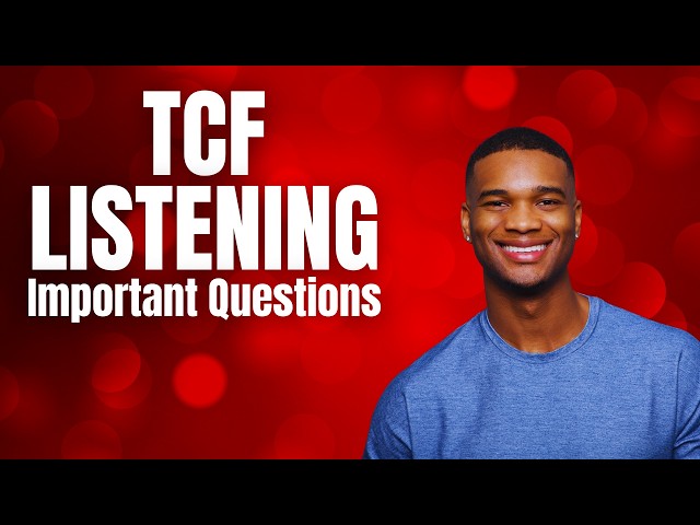 Full TCF Listening Practice by HZad Education
