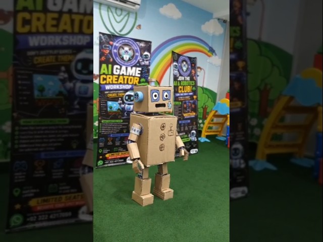 make a cardboard robot cosplay costume