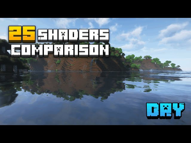 Minecraft: 25 Shaders Comparison - Day