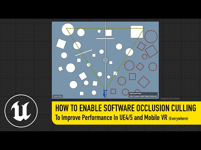 How To Enable Software Occlusion Culling To Improve Performance In UE4/5 and Mobile VR